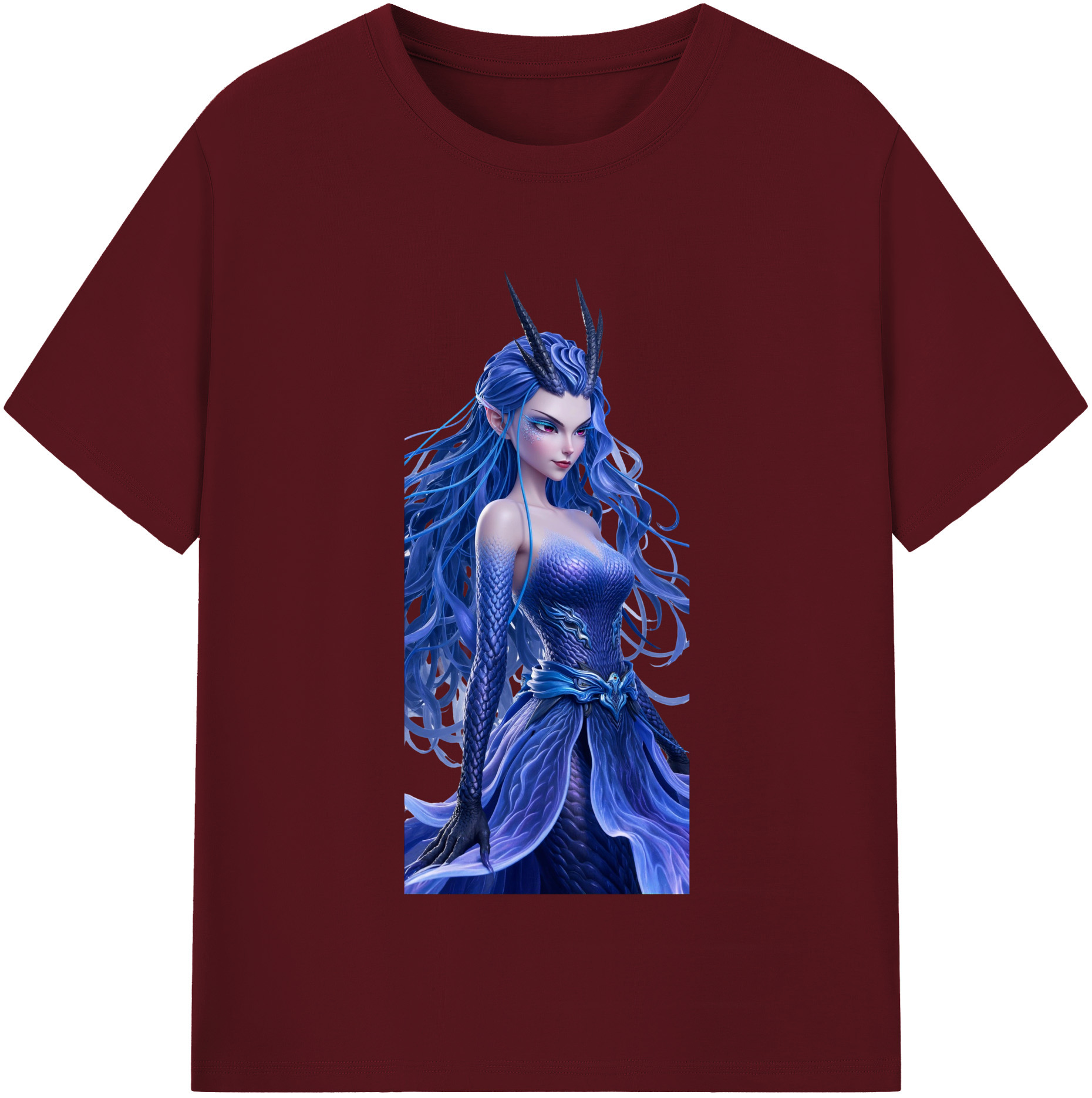 （画像用） Ne Zha 2 ナタ 魔童の大暴れ 綿100％半袖Tシャツ（フロントプリント）